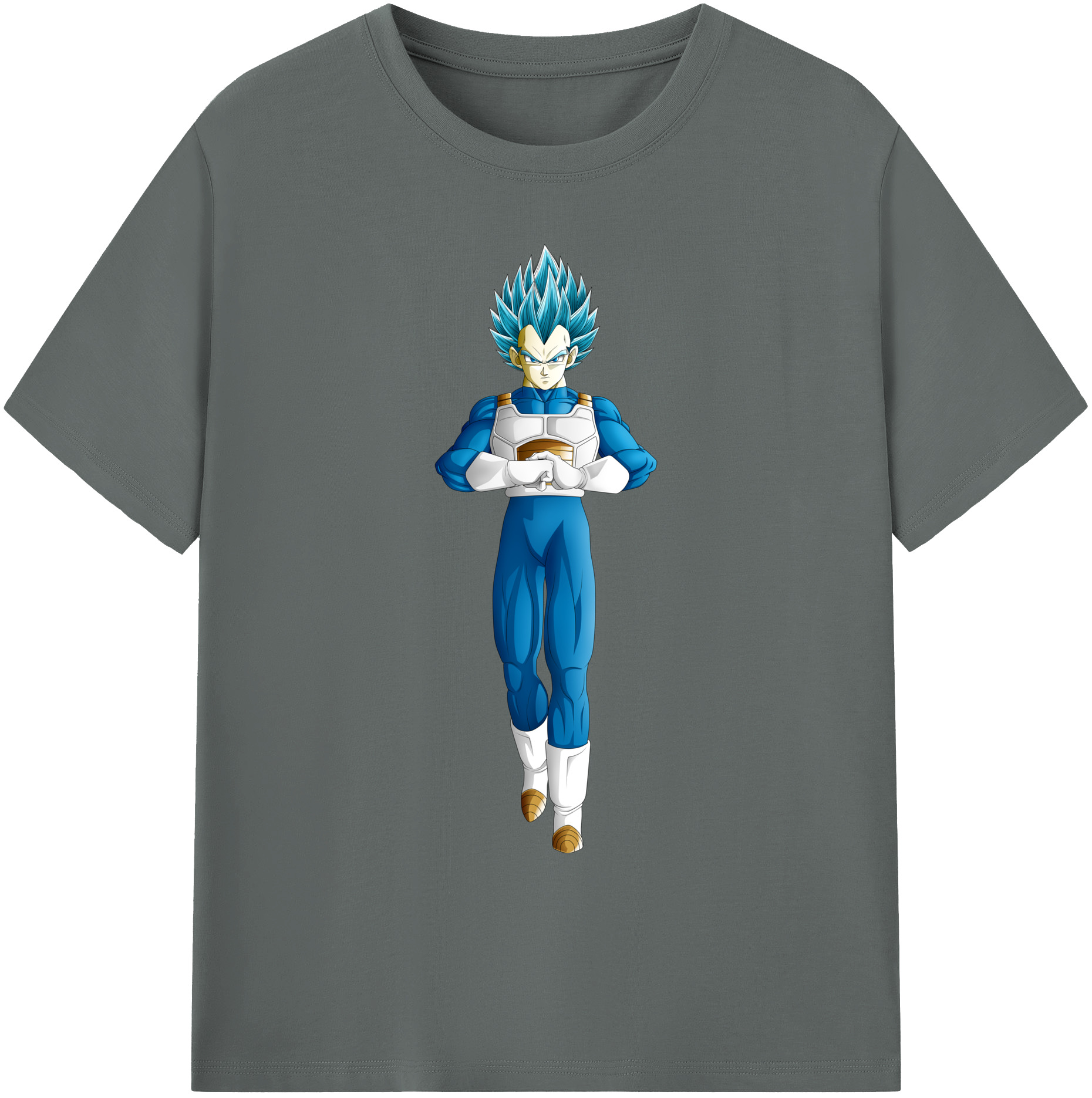 （画像用） ドラゴンボール ベジータ四世（Bejīta Yonsei）DRAGON BALL Vegeta IV 綿100％ メンズ半袖Tシャツ｜肌触りやわらか＆通気性
